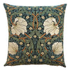 Pimpernel Sage by William Morris Belgian Jacquard Woven Pillow