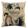 The Great Catsby Belgian Jacquard Woven Pillow