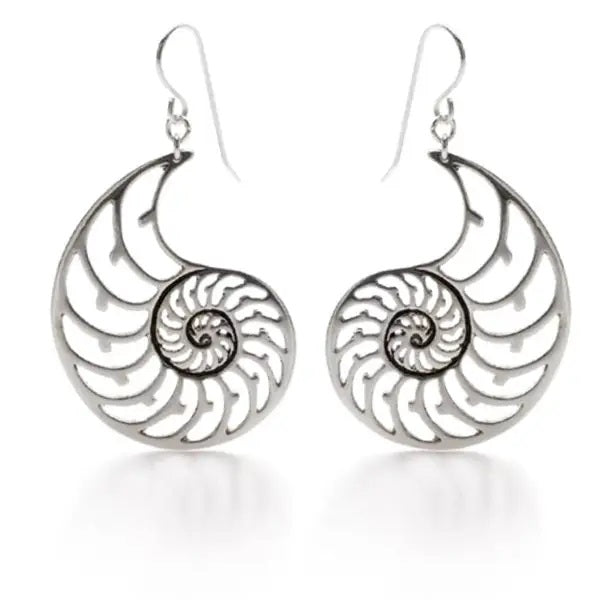 Nautilus Shell Earrings