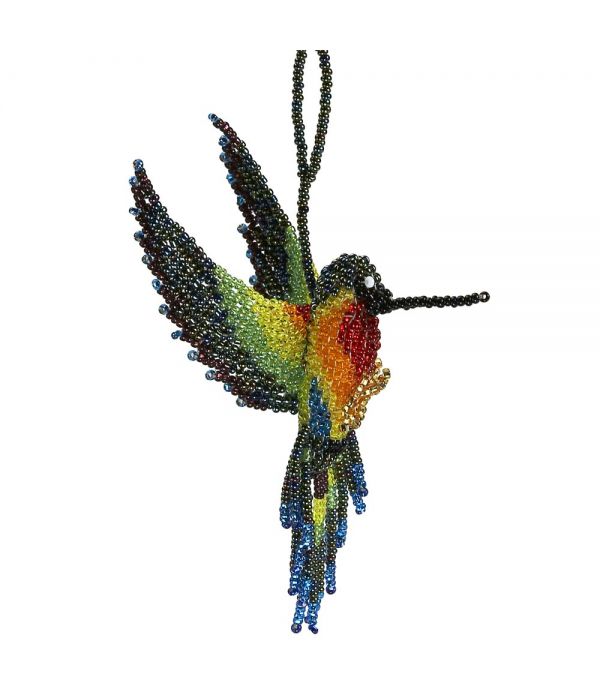 Beaded Hummingbird Ornament
