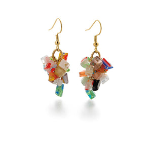 Glass Mosaic Earrings