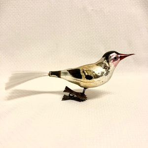 Antique Bird Clip Christmas Ornament 1920's