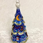 Christmas Tree with Ornaments Matryoshka Blue