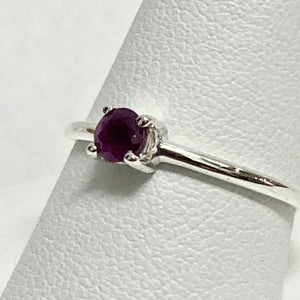 Petite Emerald Solitaire Ring