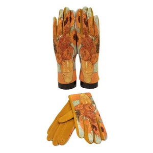 Van Gogh Sunflower Gloves