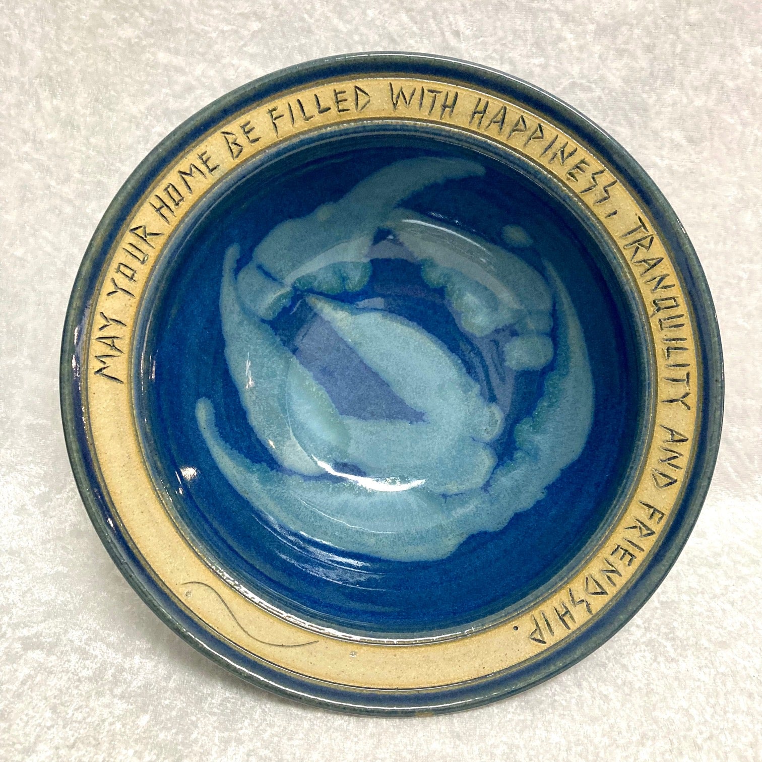 Housewarming Bowl - "May Your Home Be Filled"