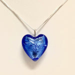 Foil Heart Pendant with chain