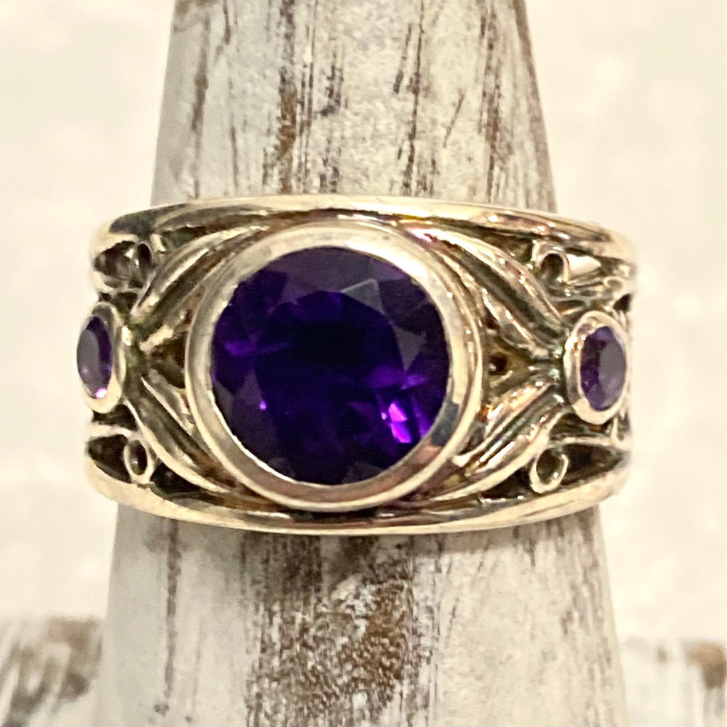 Art Nouveau Amethyst Ring