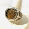 Constantine  II Bronze Ring size 10.5