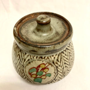 Tatsuzo Shimaoka Stoneware  Lidded Pot c. 1980