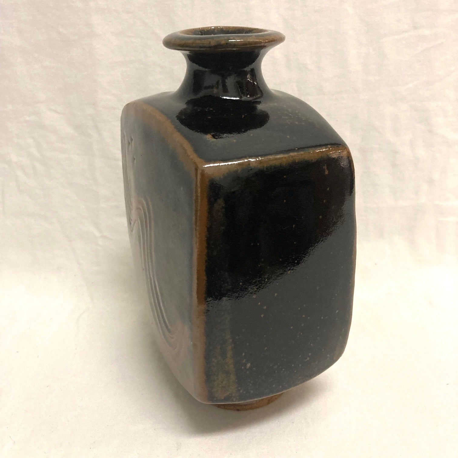 Bernard Leach Tenmoku Bottle Vase