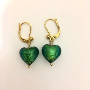 Foil Heart Earrings