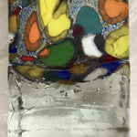 Multicolor Square Vase