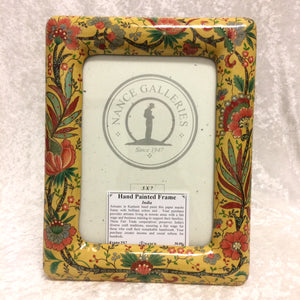 Hand Painted Floral Frame