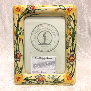 Hand Painted Floral Frame