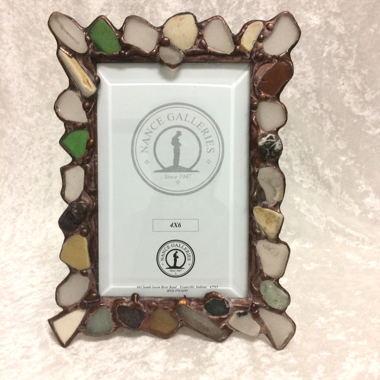 Sea Glass Picture Frame