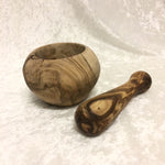 Olive Wood  Mortar & Pestle