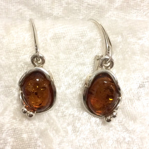 Amber Nouveau Earrings