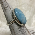 Oval Larimar Ring