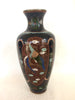 Antique Japanese Cloisonné Vase Phoenix & Butterfly