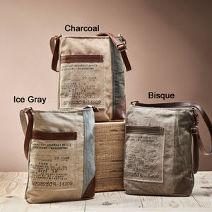 Identified Up-Cycled Canvas Crossbody