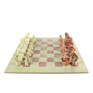 African Animal Chess Set