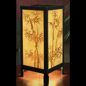 Bamboo Lithopane Accent Lamp