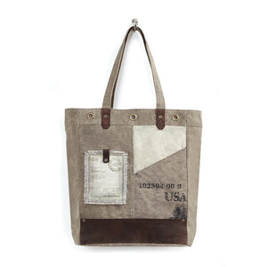 Tahoe Up-Cycled Canvas Tote