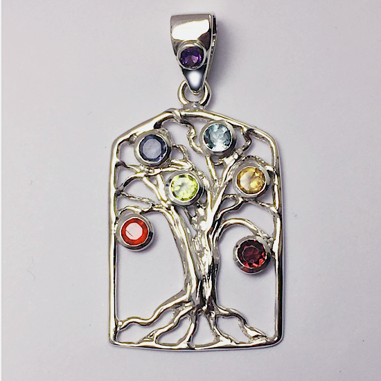 Chakra Tree of Life Pendant