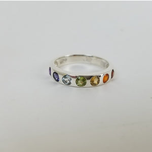 Chakra Band Ring