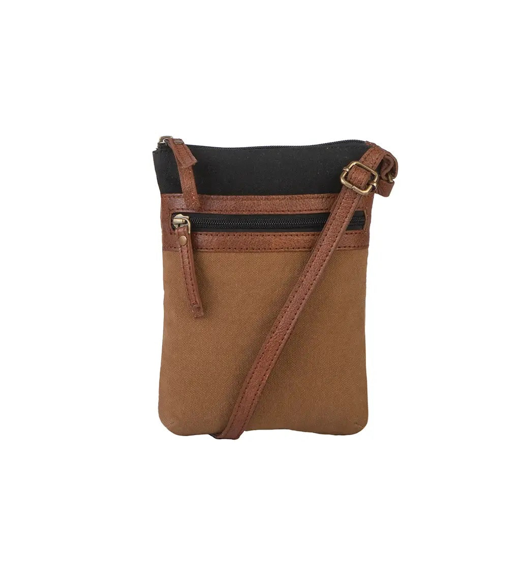 Ava Up-Cycled Canvas Crossbody