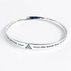 May The Road Rise To Meet You - St. Patrick Silver Bangle