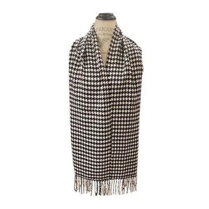 Classic Houndstooth Muffler Scarf