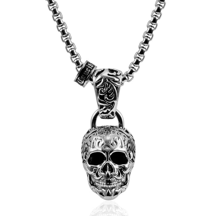 Stainless Skull Necklace