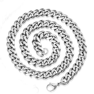 Beveled Curb Chain Necklace
