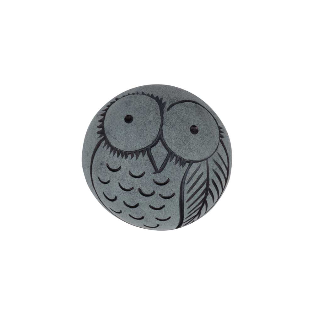 Stone Owl Paperweight