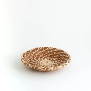 Spiral Pine Needle Basket