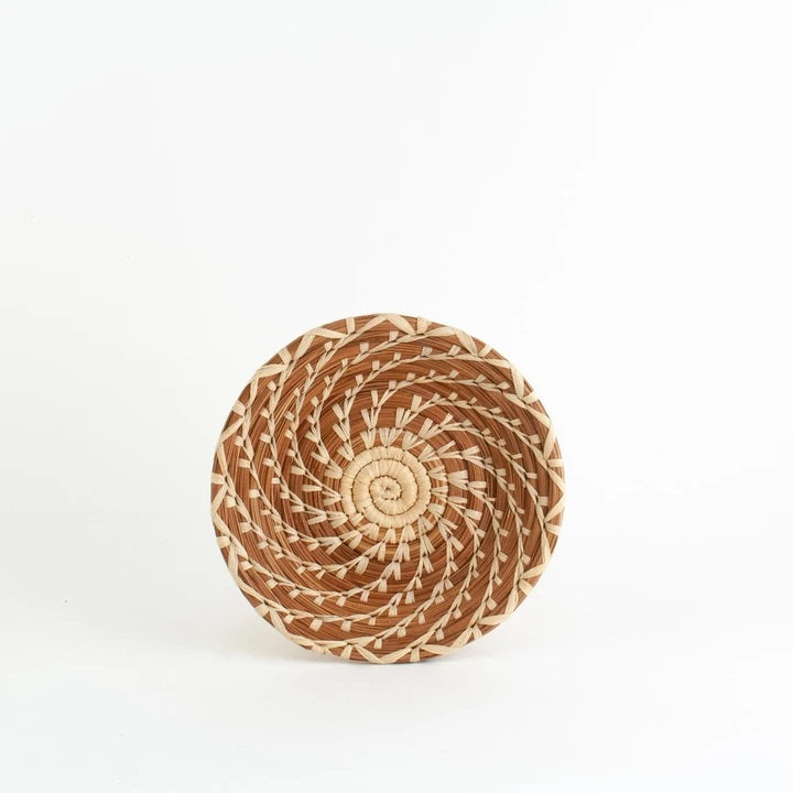 Spiral Pine Needle Basket