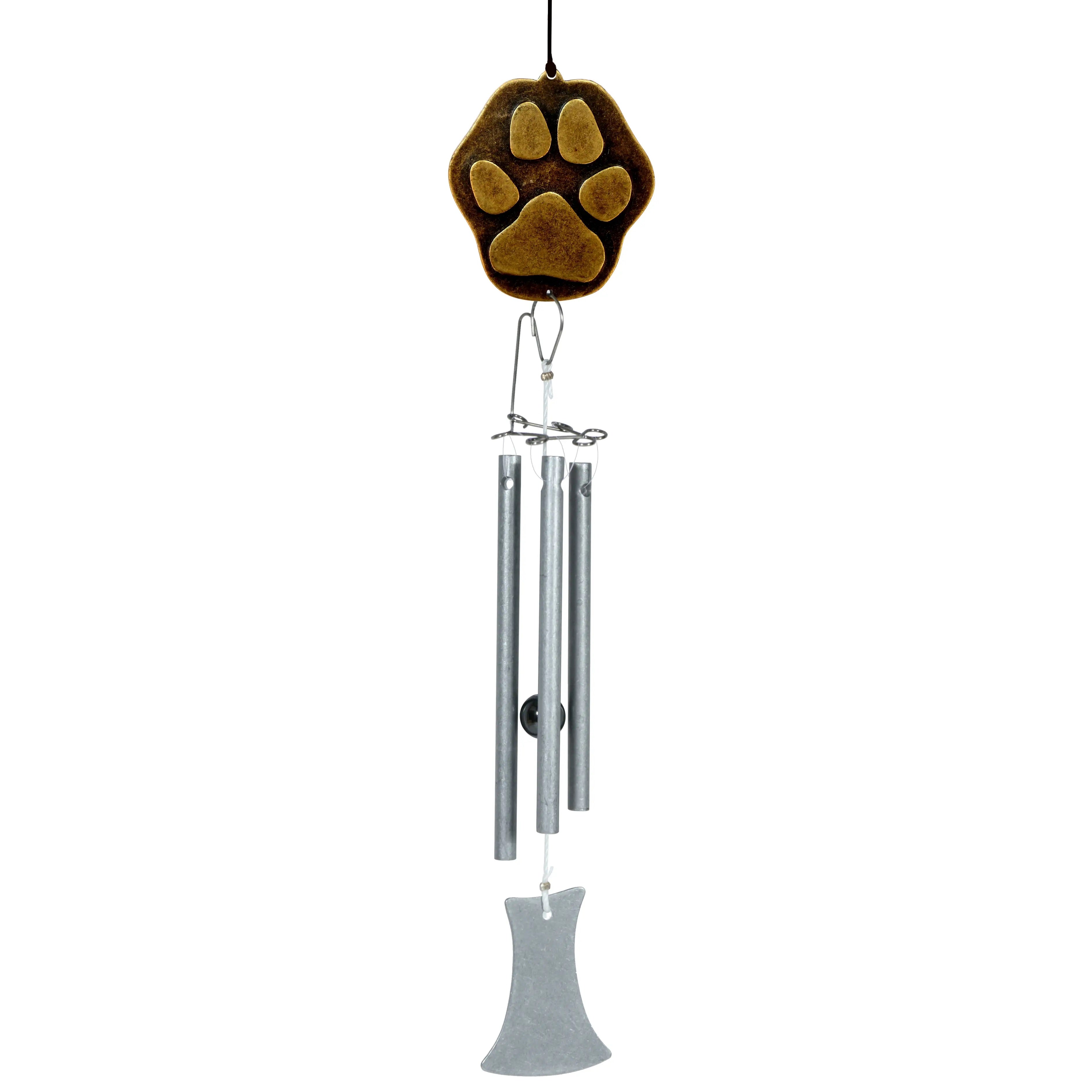 Dog Paw Print Windchime