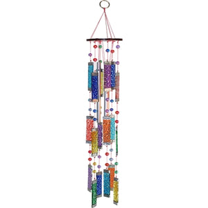 Rainbow Glass Wind Chime