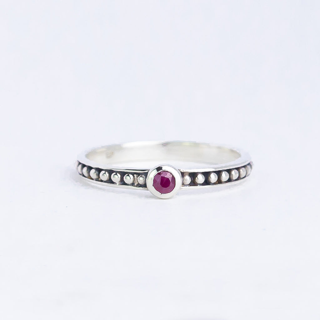 Petite Ruby Ring