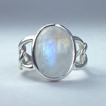 Moonstone Trinity Ring