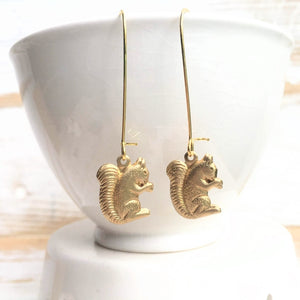 Woodland Squirrel Earrings