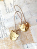 Gold Cat Earrings