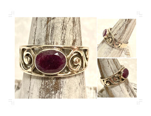 Ruby Oval Ring