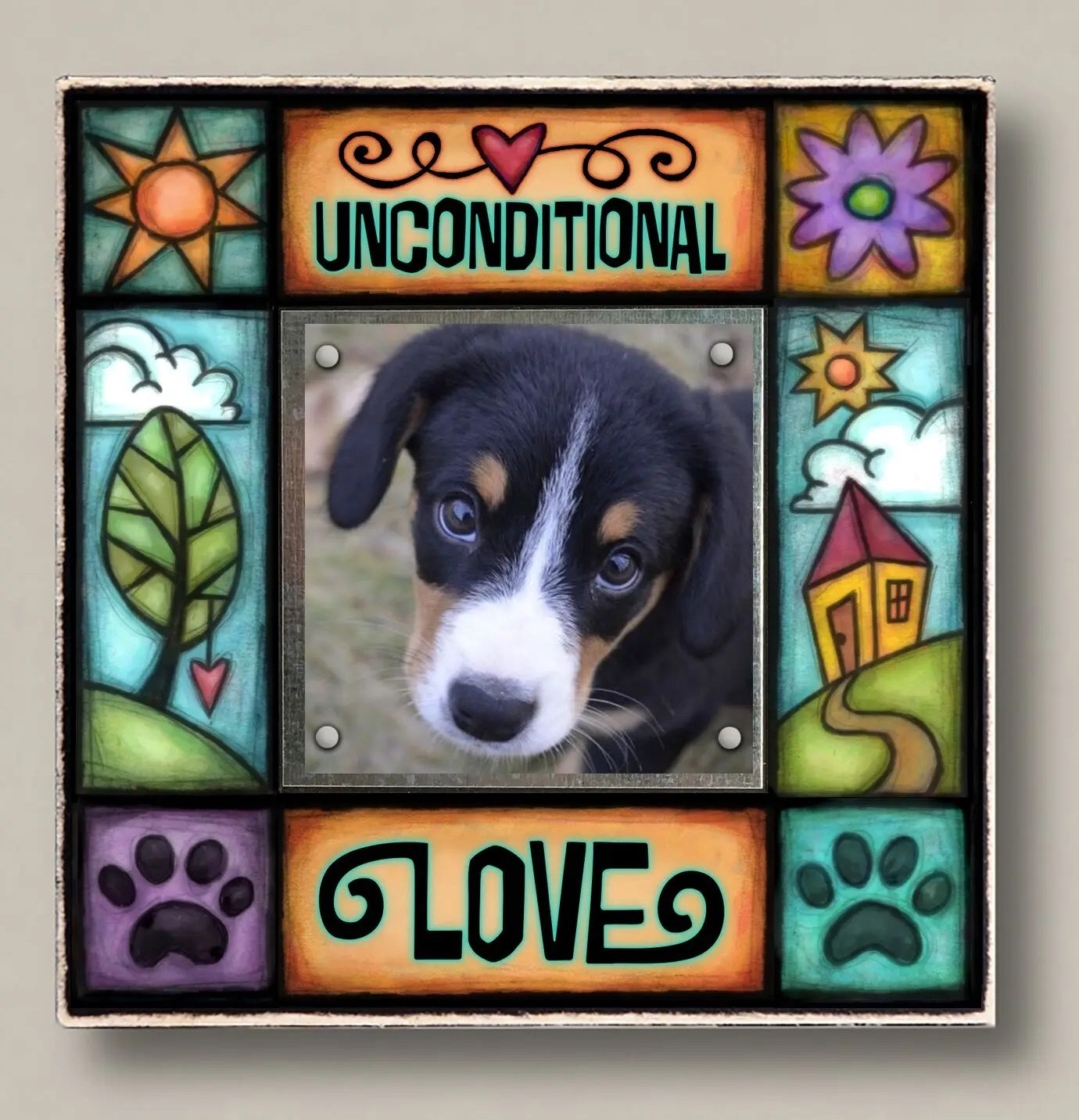 "Unconditional Love" Photo Frame