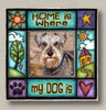 "Home Is Where Dog Is" Photo Frame
