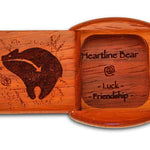 Bear Heartline Box Luck & Friendship Inscription