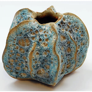 Ribbed Volcanic Pot