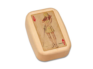 Lady Golfer Treasure Box